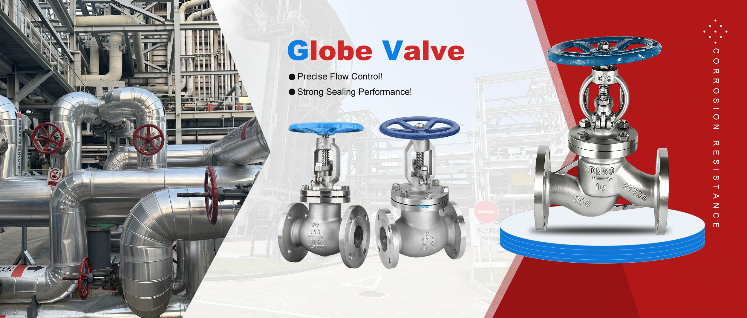 Huadudakı Fabrika Birbaşa Globe Valf